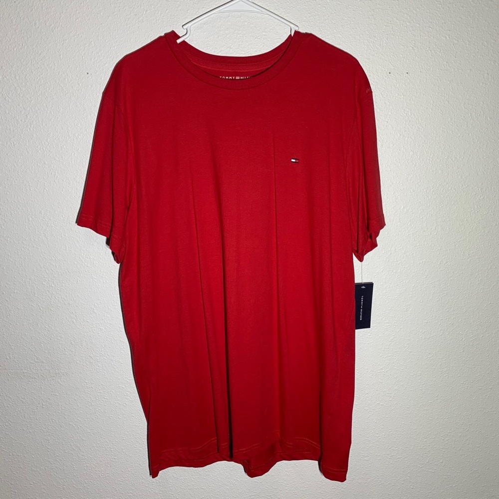 NWT Tommy Hilfiger Red Basic Tee
